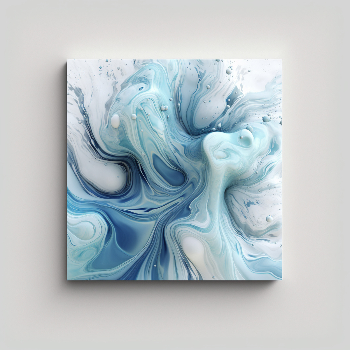 PINTURAS DECORATIVAS DE ARTE PATRÓN INTENSO EN 100X100 CM - 1