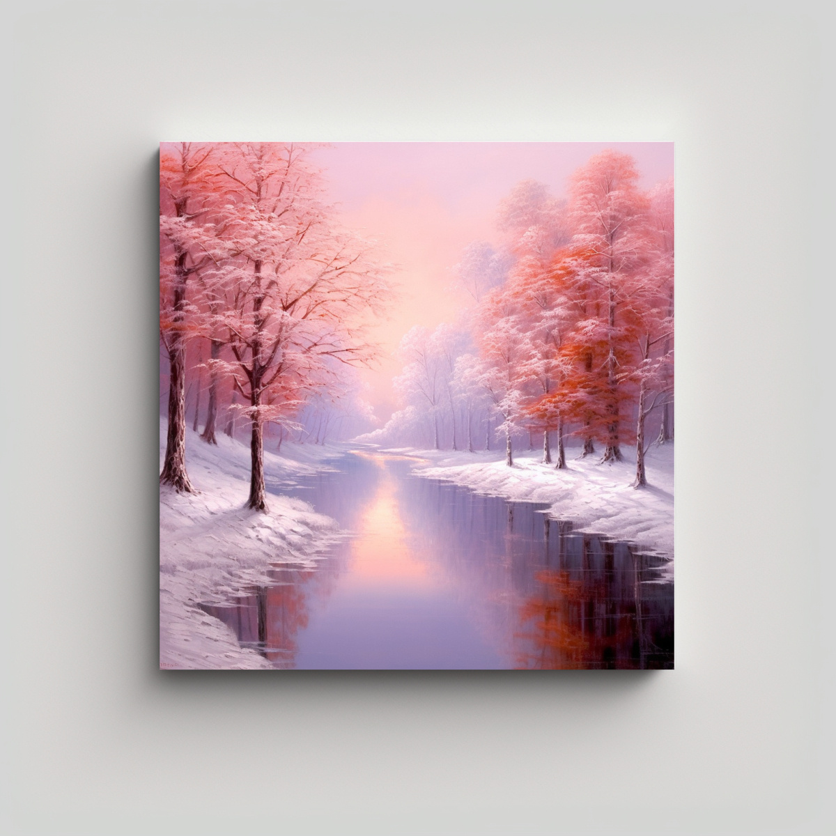 CUADRO INSPIRADOR PODER REALISMO ROMANTICISMO 70X70 CM - 1