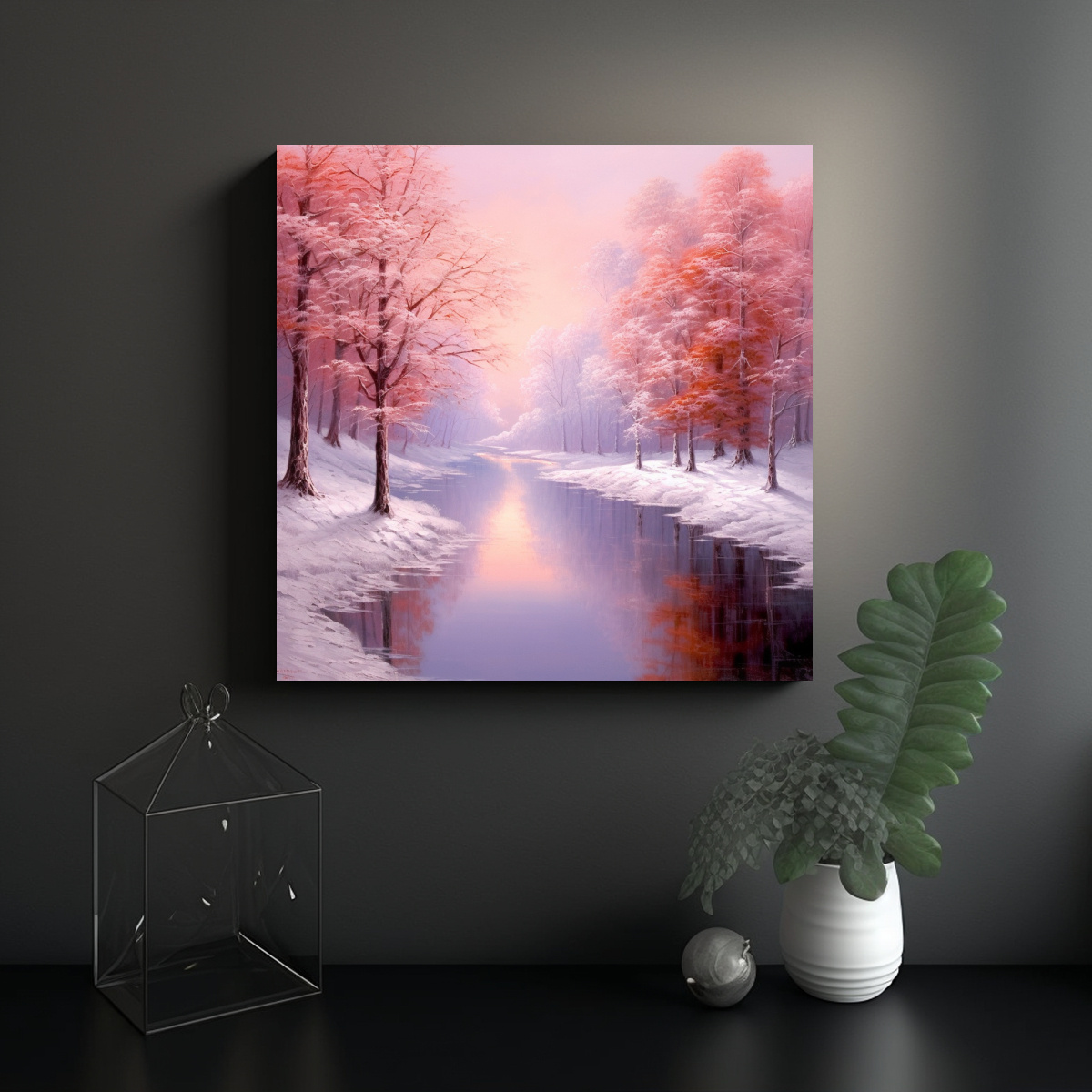 CUADRO INSPIRADOR PODER REALISMO ROMANTICISMO 70X70 CM - 2