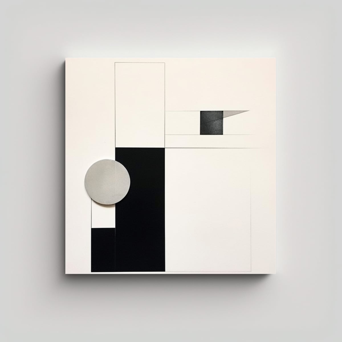 CUADRO DECORATIVO MINIMALISTA EN BASTIDOR 40X40 CM - 1