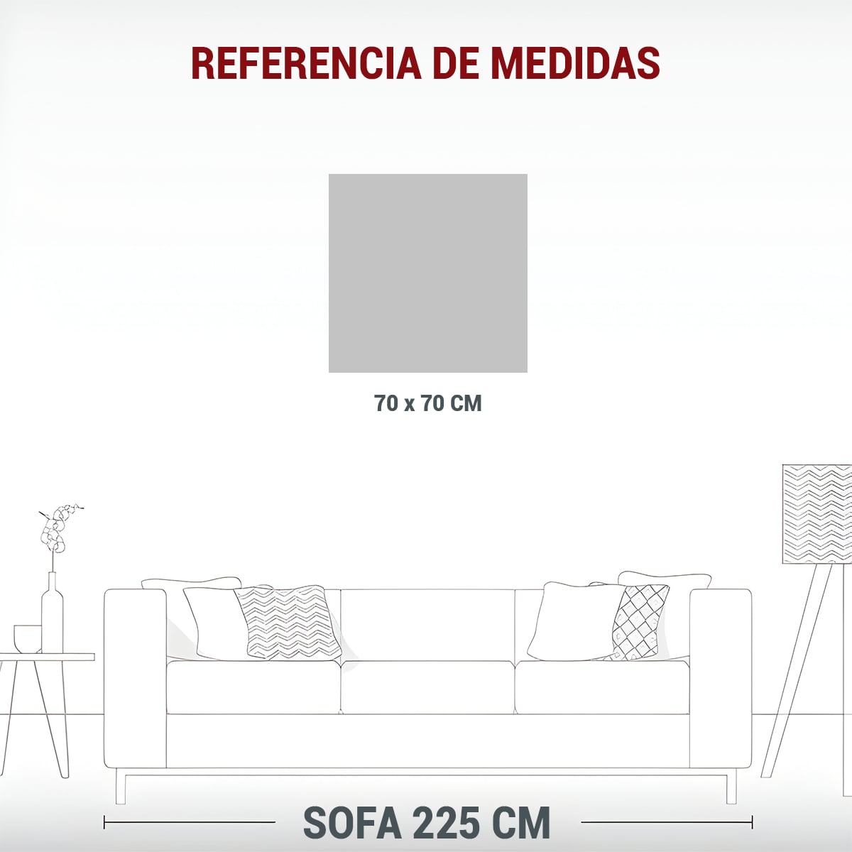 CUADRO FOTOGRAFÍA SENSIBILIDAD ARTÍSTICA 70X70 CM - 3