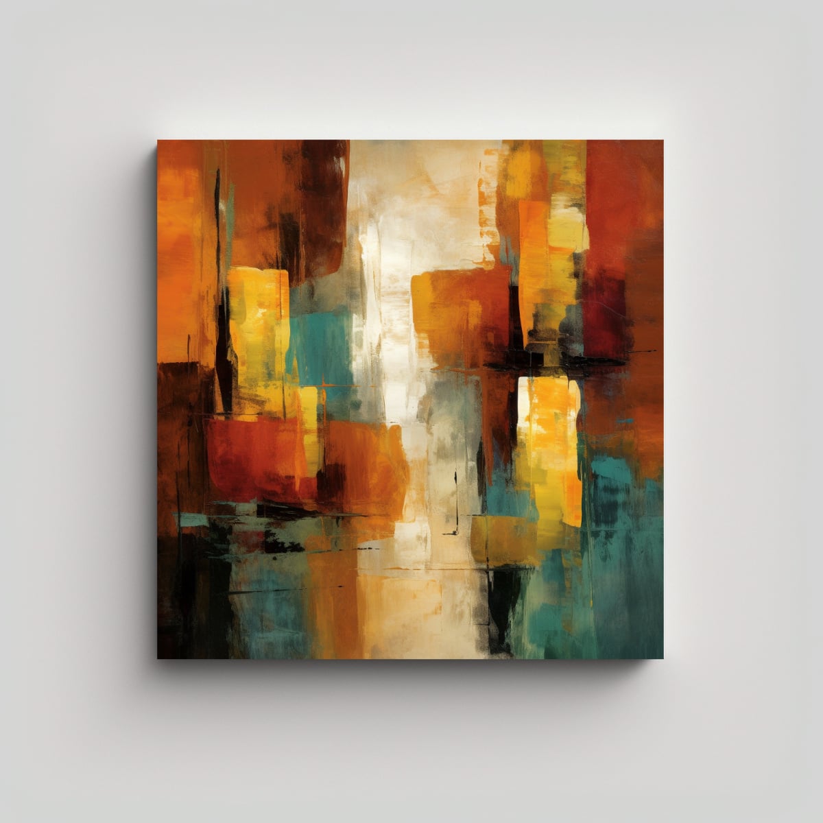 CUADROS ABSTRACTOS MODERNOS PARA DECORACIÓN DE 100X100 CM - 1