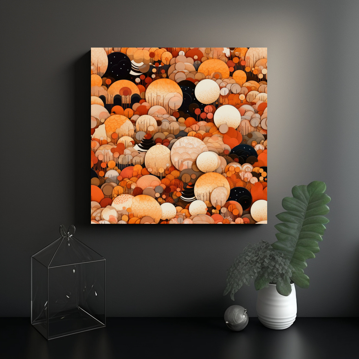 PINTURAS DECORATIVAS ESTILO GALERÍA PARA 60X60 CM - 2