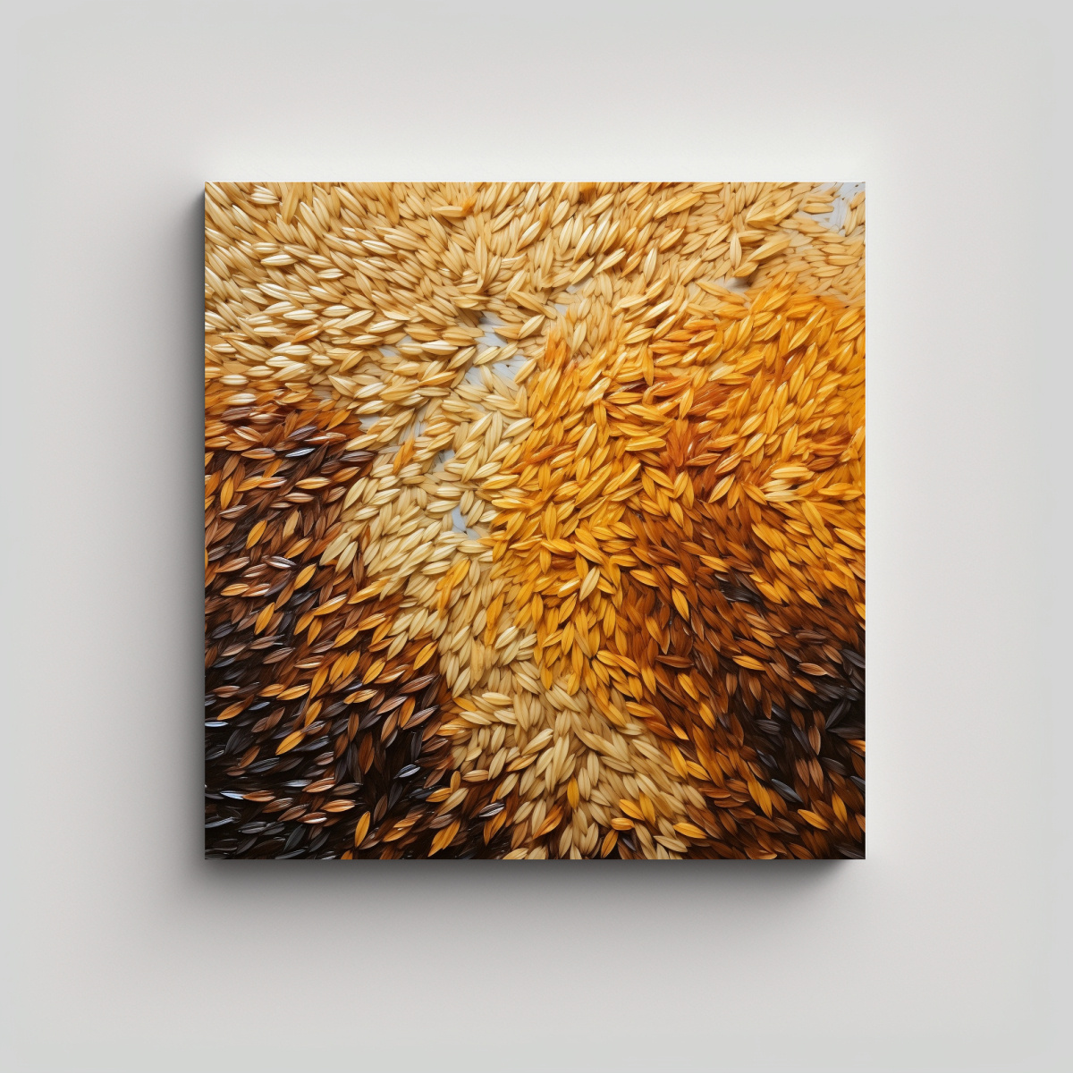 PINTURA ACUARELA DE ARROZ ADORABLE PINTURA 70X70 CM - 1