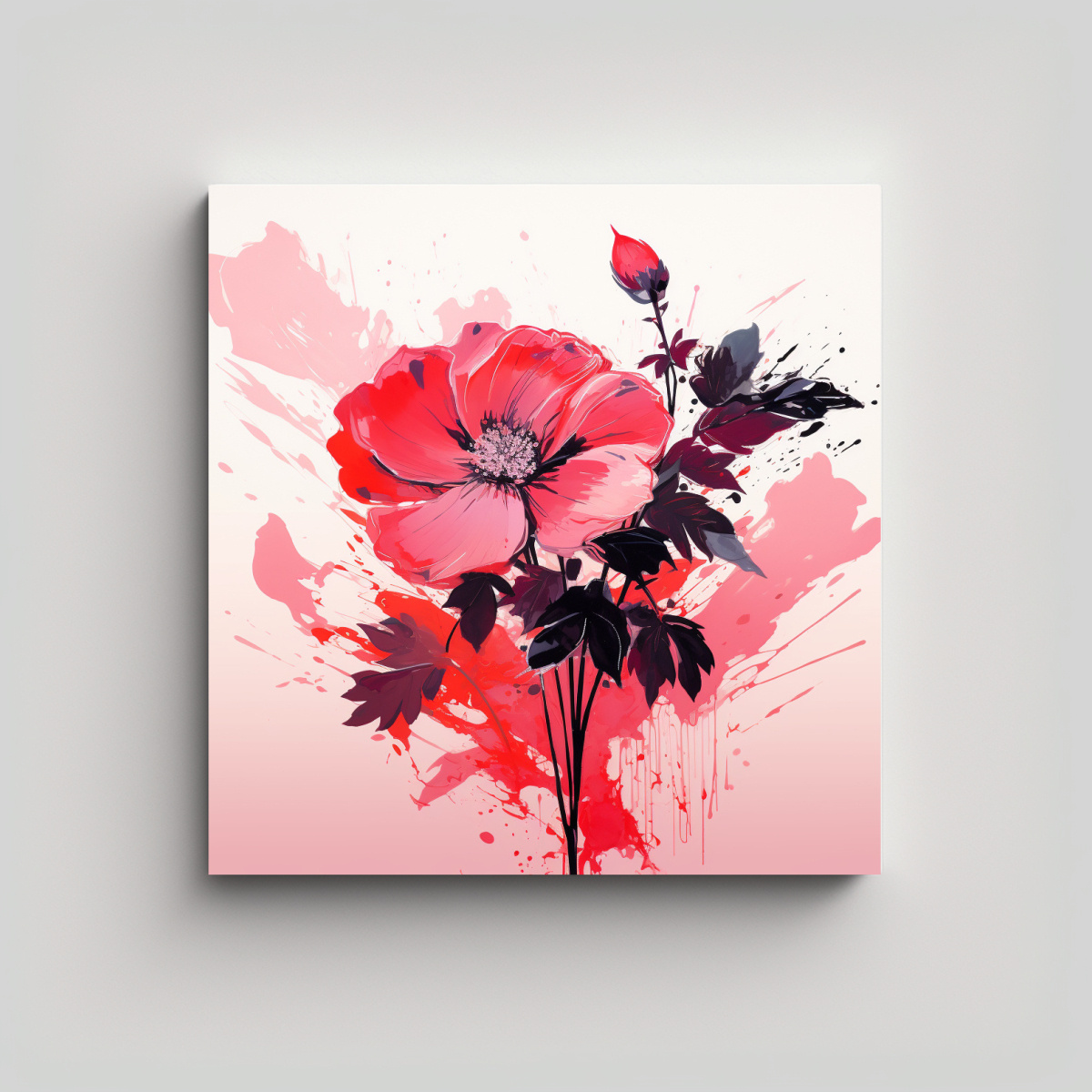 PINTURAS DECORATIVAS CON AMBIENTE NEONOIR EN 40X40 CM - 1