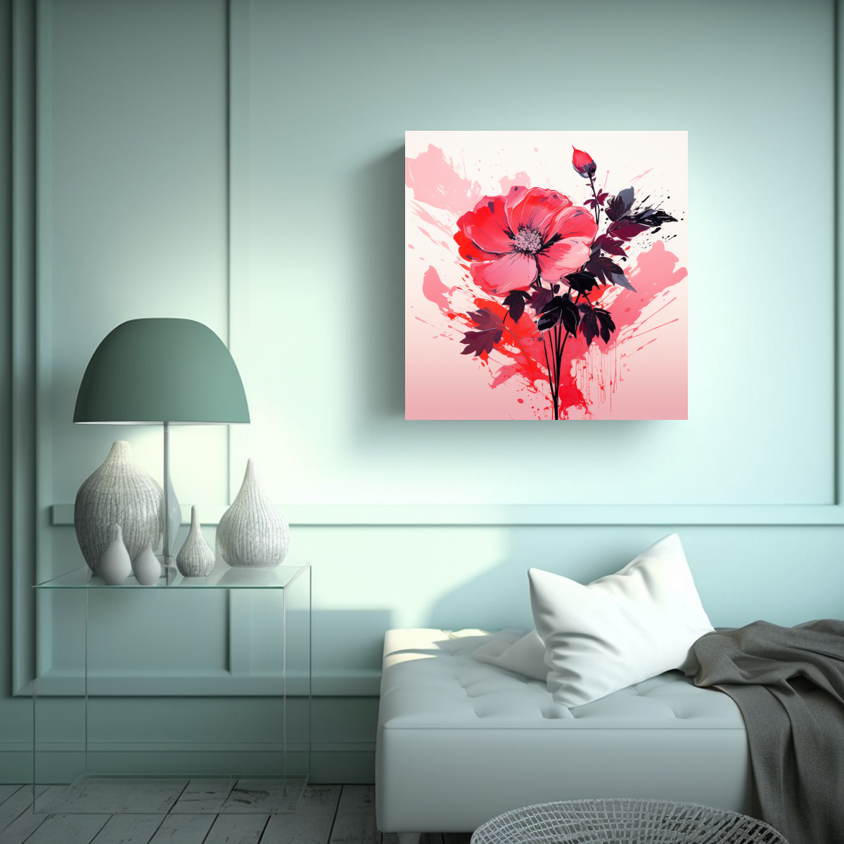 PINTURAS DECORATIVAS CON AMBIENTE NEONOIR EN 40X40 CM - 2