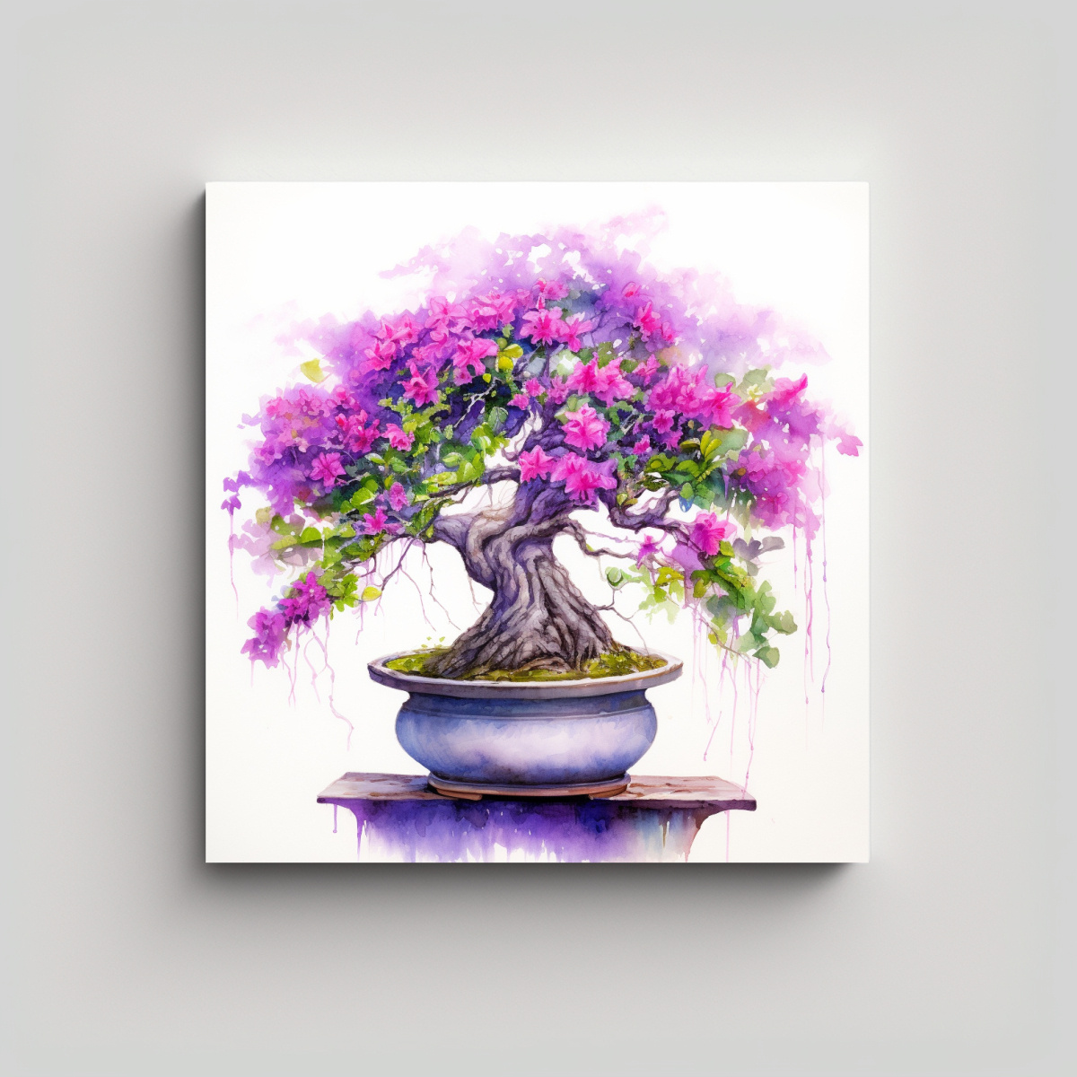 PINTURA DECORATIVA DE TELA SUBLIMADA CON 100X100 CM - 1
