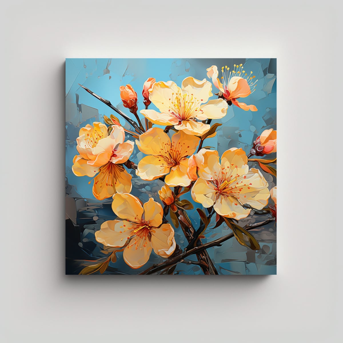 CUADRO COMPOSICIÓN PARA CUARTO, ÁRBOL 100X100 CM - 1