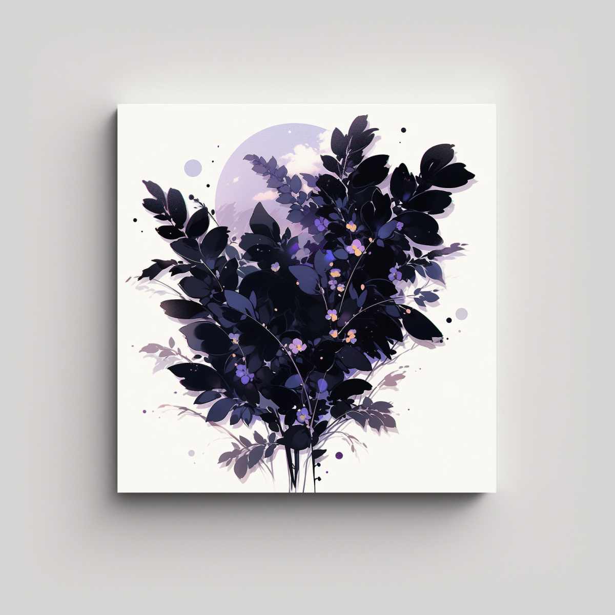 PINTURA DECORATIVA LIENZO DISEÑO ARMONÍA 30X30 CM - 1