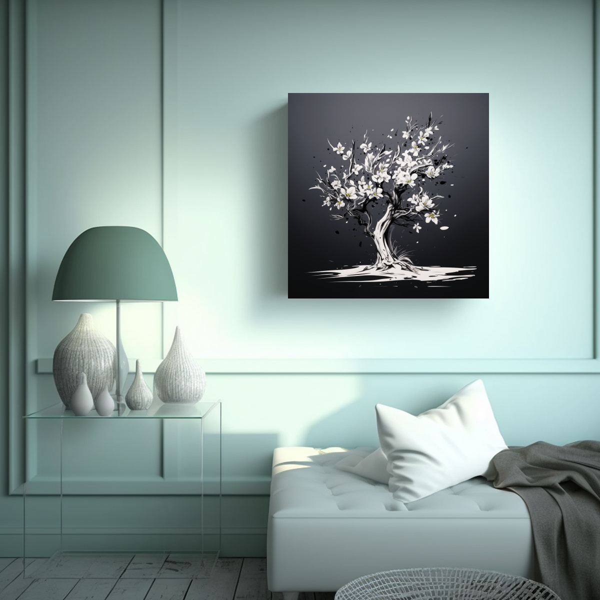 CUADRO DECORATIVO LIENZO INSPIRADOR, ÁRBOL DE 50X50 CM - 2