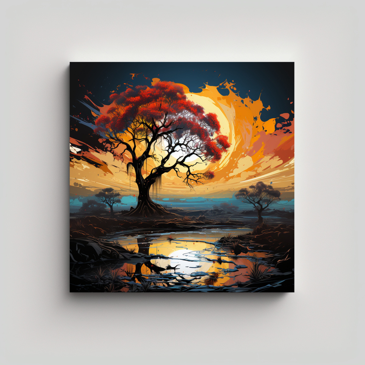 CUADRO DECORATIVO CANVA HERMOSO LLAMATIVO CON 20X20 CM - 1