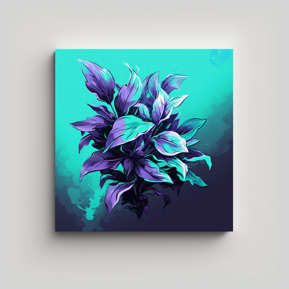 PINTURAS DECORATIVAS DE ARTE TEMA ARMONÍA DE 60X60 CM - 1