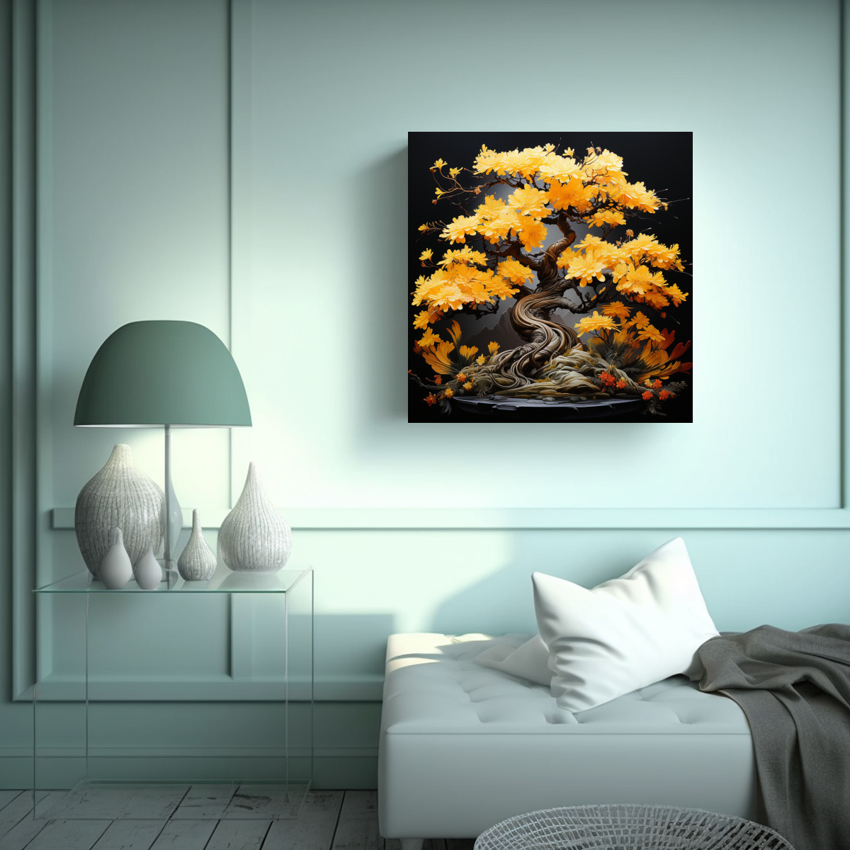 LIENZO EXPRESION MAJESTUOSAS PINTURAS DE 70X70 CM - 2