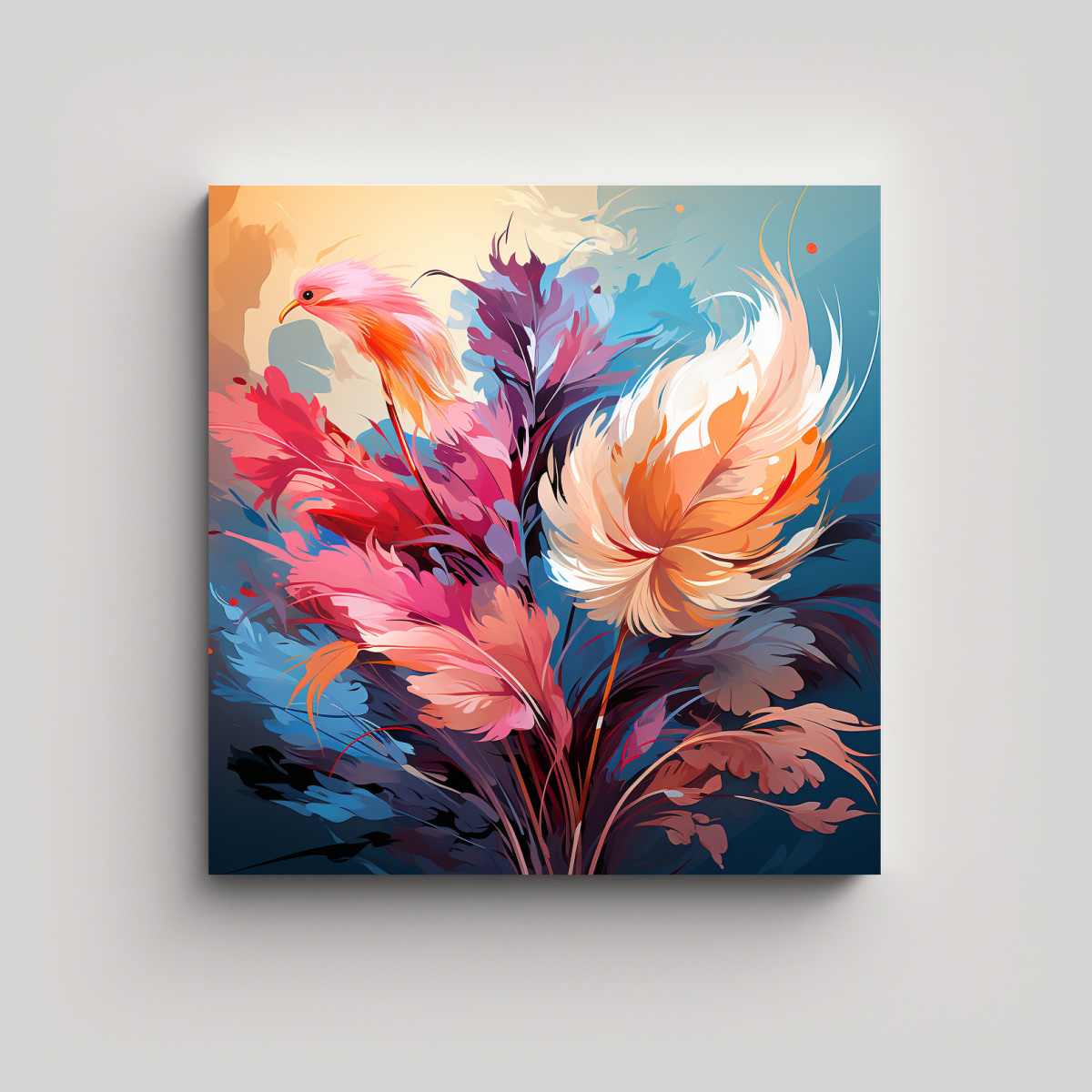 PINTURA DECORATIVA INSPIRADA EN LA ELEGANCIA DE 80X80 CM - 1