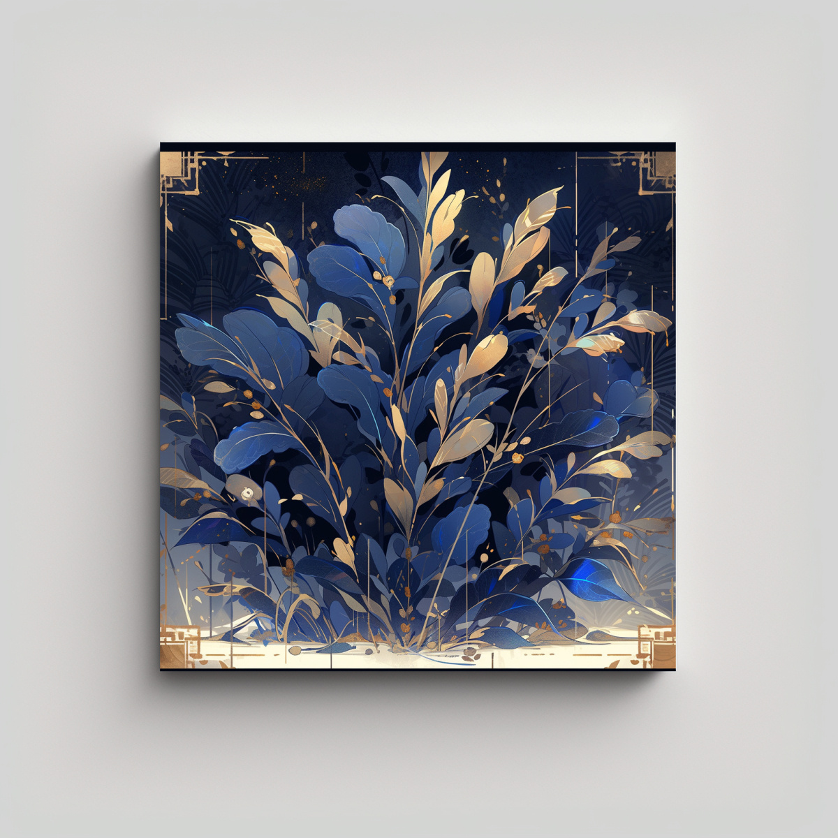 PINTURA DE DECORACIÓN EN ESTILO NEONOIR CON 30X30 CM - 1