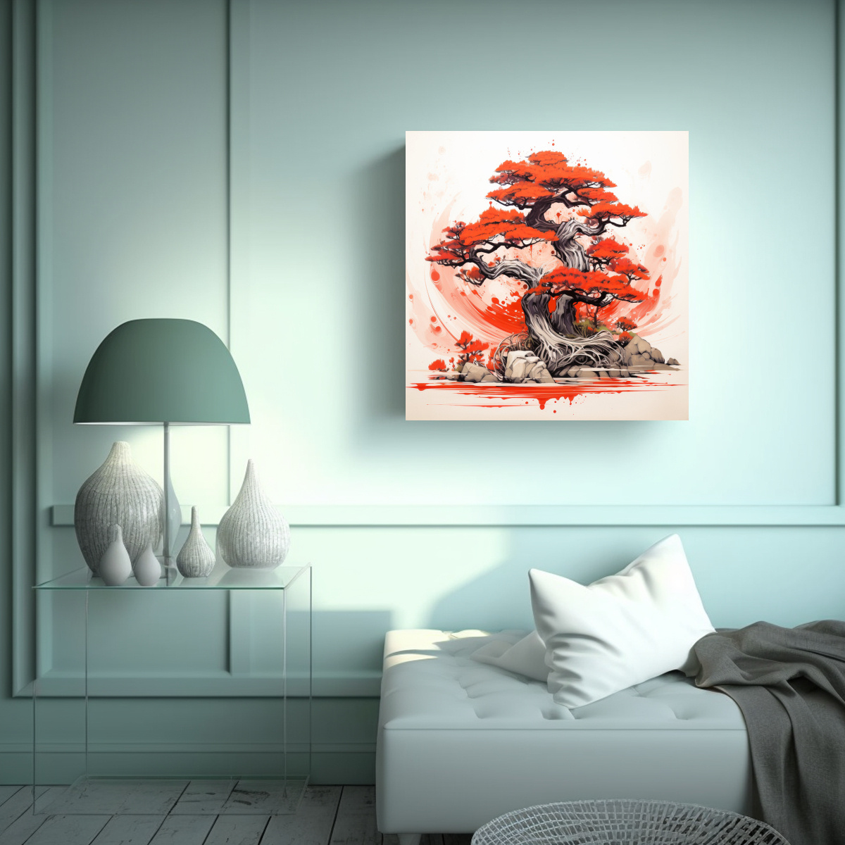 PINTURAS DE DECORACIÓN DE AMBIENTE NEONOIR DE 80X80 CM - 2