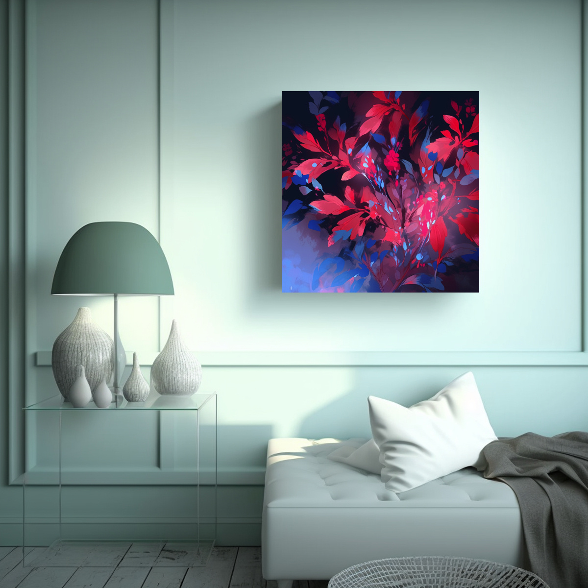 PINTURAS DECORATIVAS DE ESTILO NEONOIR EN 40X40 CM - 2