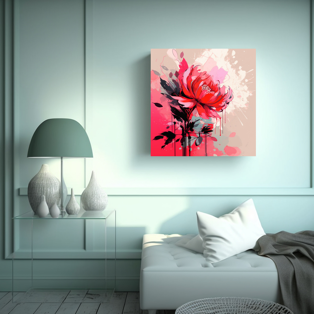 PINTURAS DECORATIVAS DE ALTA CALIDAD EN TONOS 60X60 CM - 2