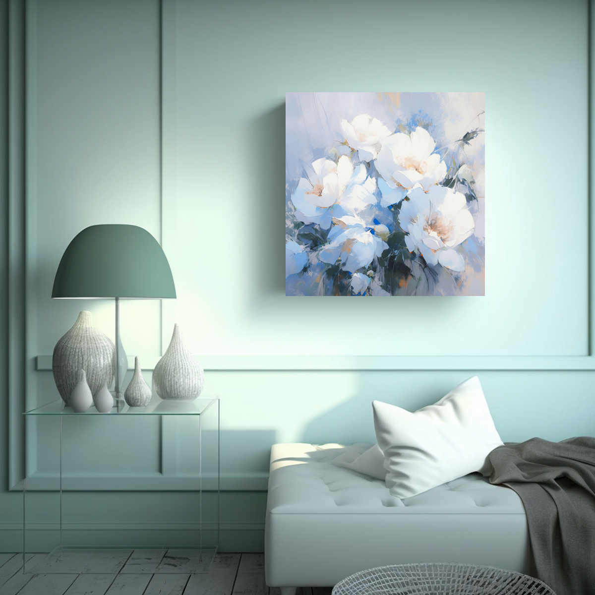 PINTURA EN LIENZO DE DETALLES ESPECTACULARES 80X80 CM - 2