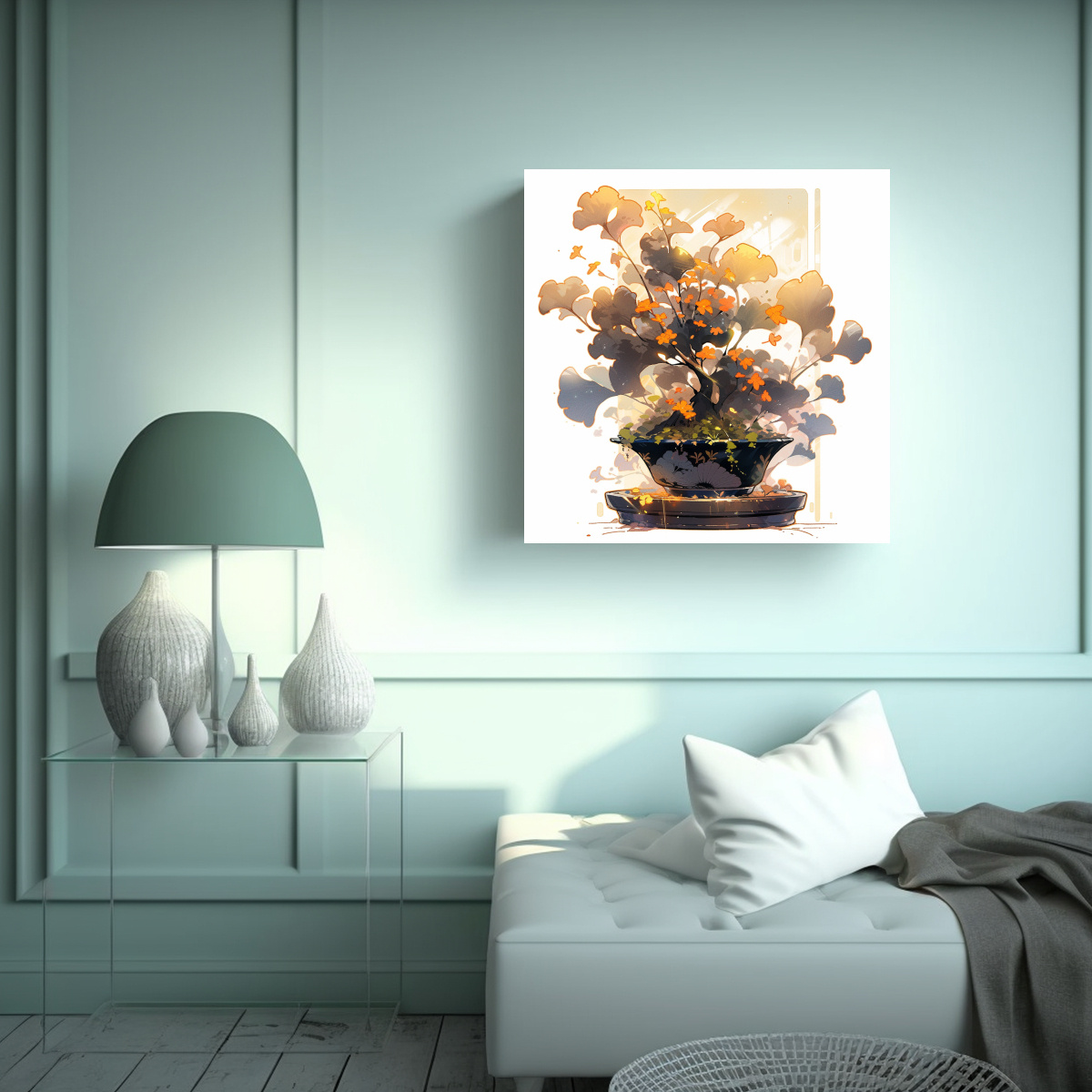PINTURAS DE ARTE DE PARED MODERNOS CON MOTIVO A 60X60 CM - 2
