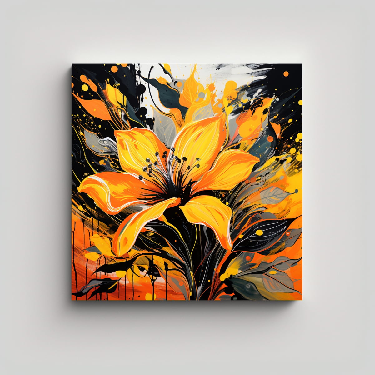 PINTURA EN BASTIDOR: CONCEPTO DE ARMONÍA DE 30X30 CM - 1
