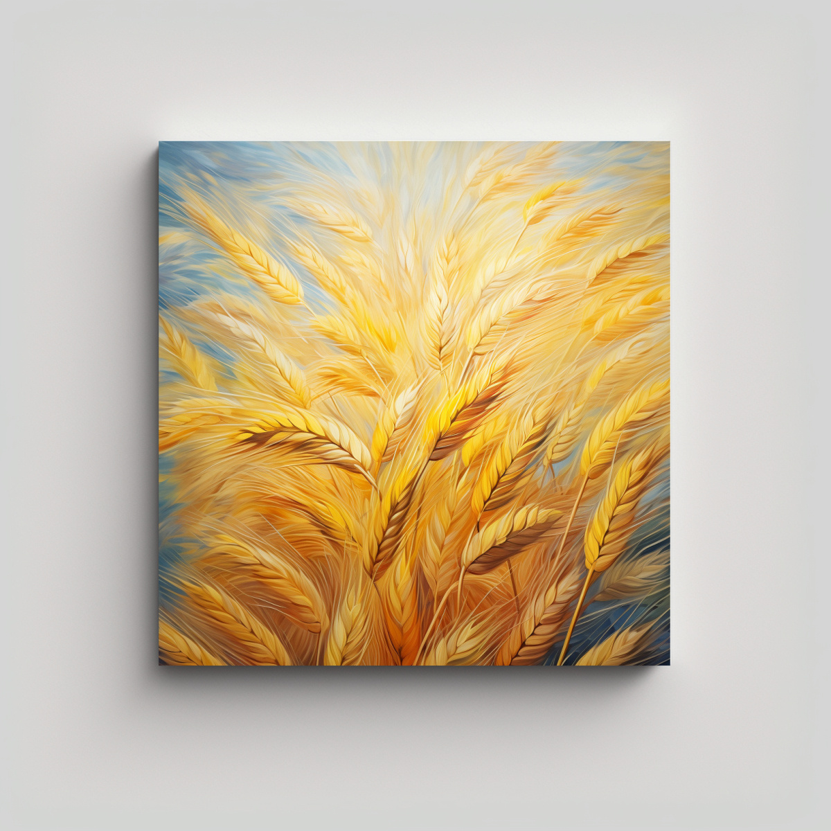 PINTURA ABSTRACTA DETALLADA EN ESTILO DE ÓLEO DE 40X40 CM - 1