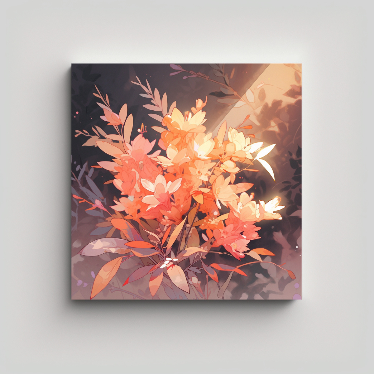 PINTURAS DE DECORACIÓN EN ESTILO NEONOIR CON 20X20 CM - 1