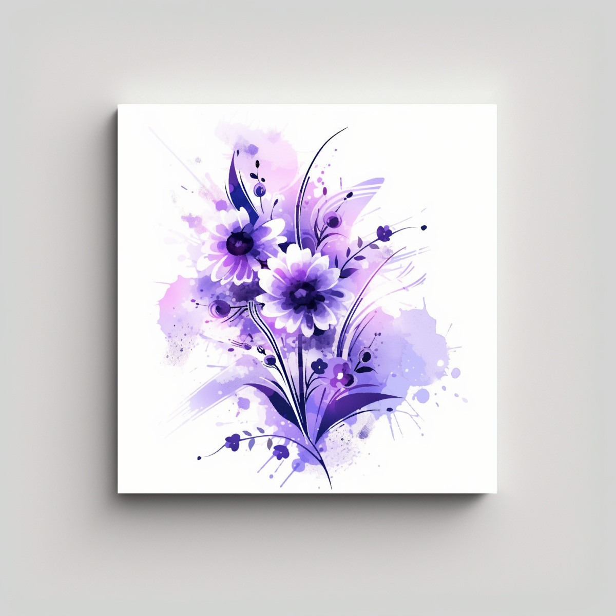 PINTURAS DE DECORACIÓN CON ATMÓSFERA NEONOIR EN 80X80 CM - 1