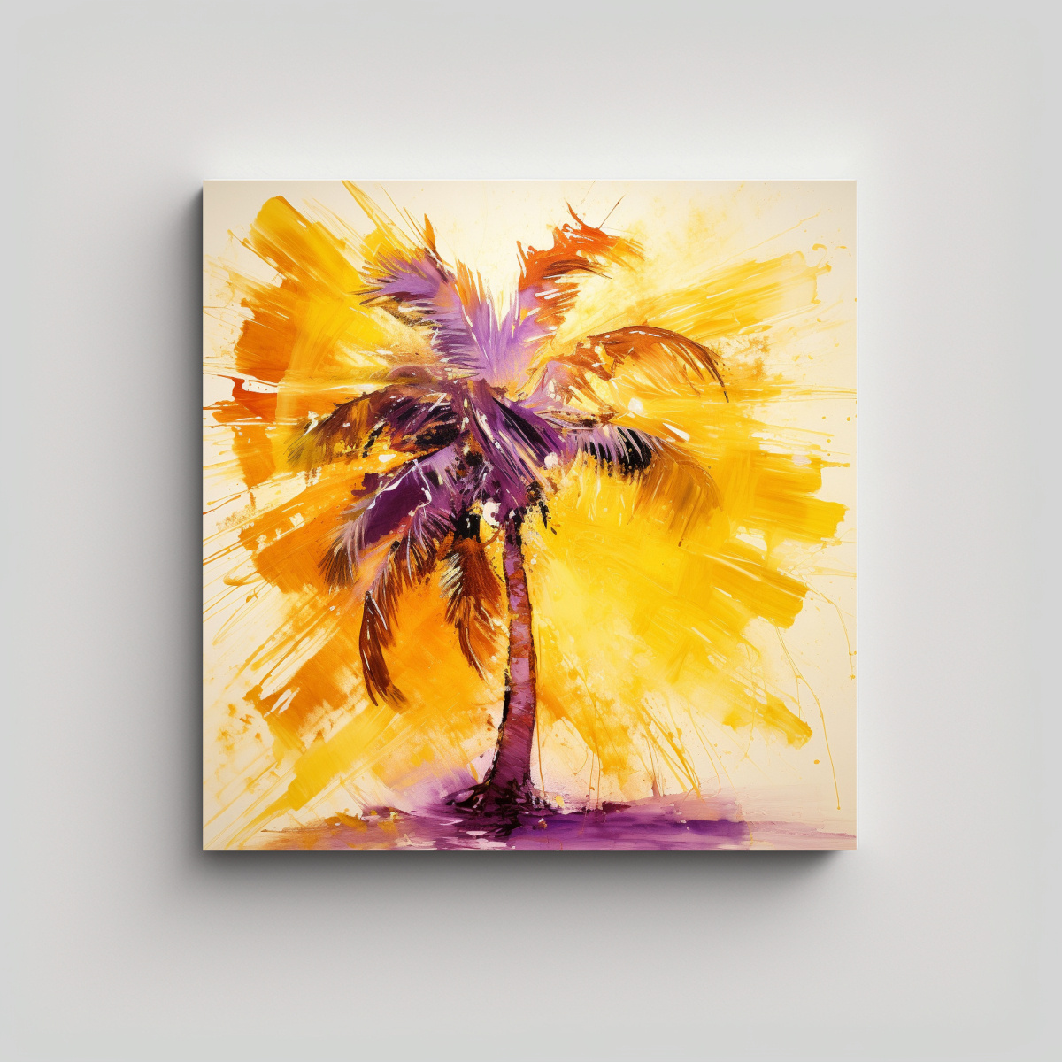CUADRO ABSTRACTO DE INSPIRACIÓN SIMÉTRICA CON 50X50 CM - 1