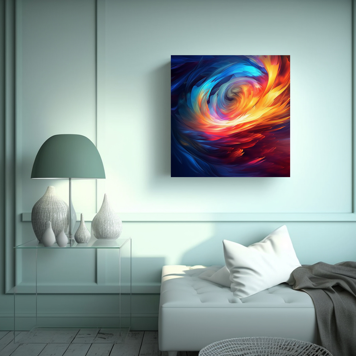 ARTE DE PARED COMPOSICIÓN DINÁMICA CON TEMA DE 20X20 CM - 2