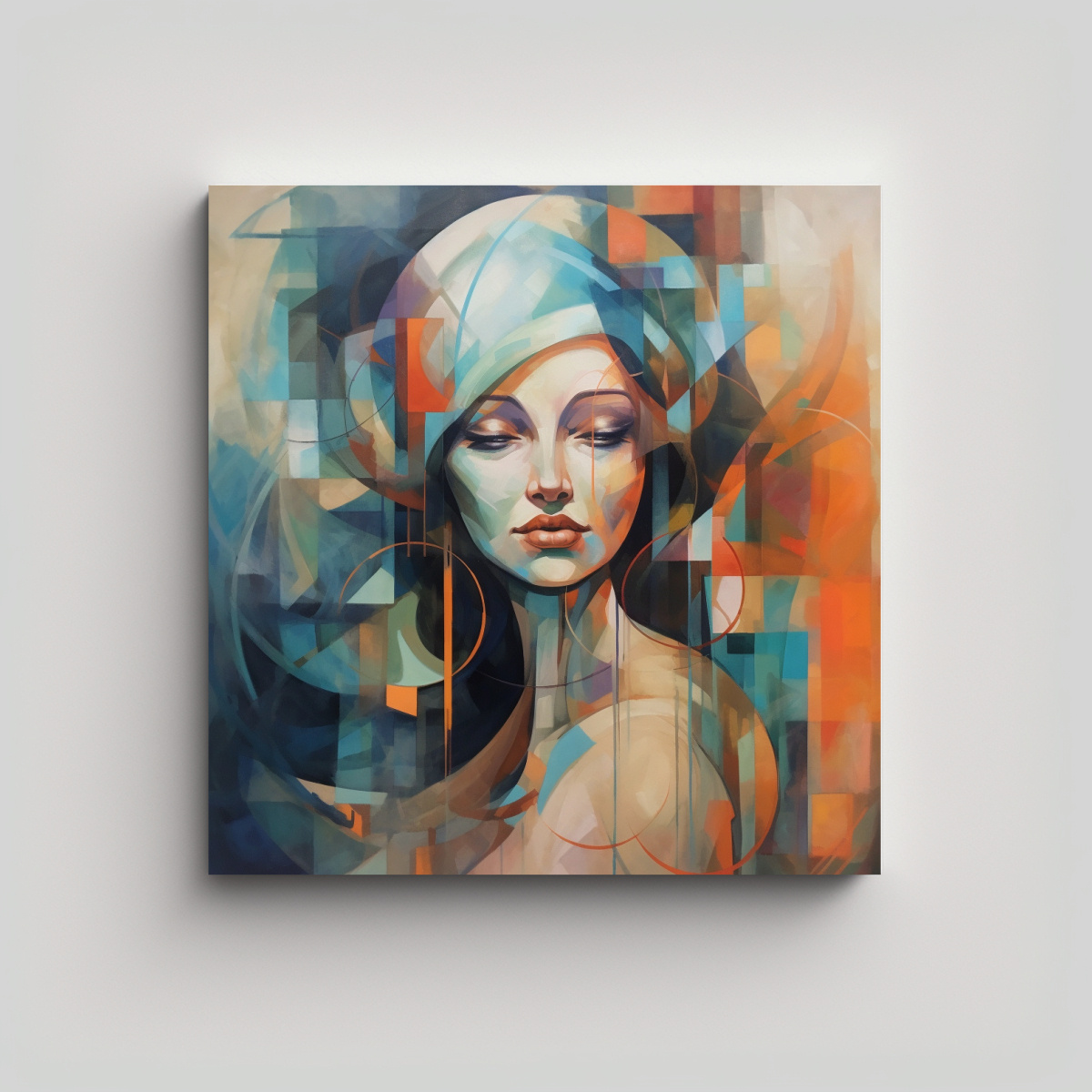PINTURA DE ARTE DE PARED VANGUARDIA EXCLUSIVA DE 30X30 CM - 1