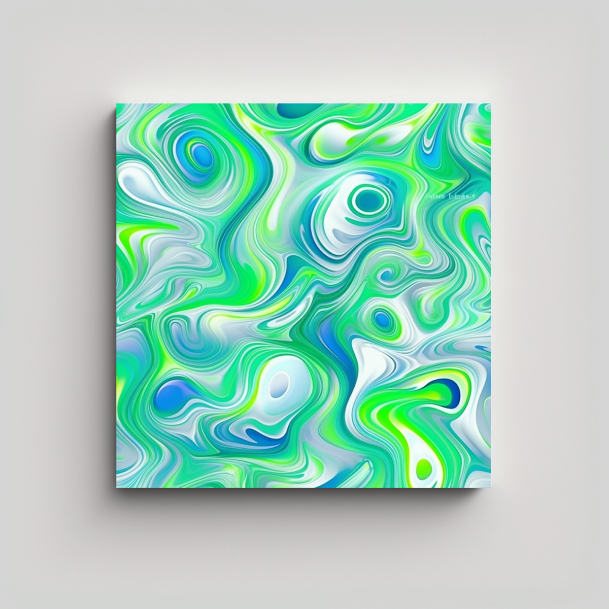 PINTURA EN LIENZO ENIGMÁTICA ESPECTACULAR EN 40X40 CM - 1