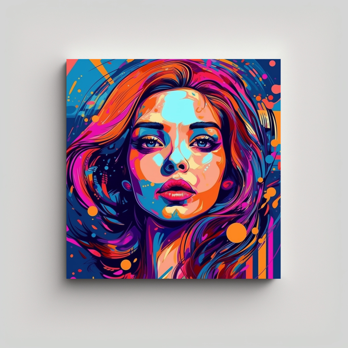 CUADRO ABSTRACCIÓN CLÁSICO A ZUCKERPUNK HERMOSA 30X30 CM - 1