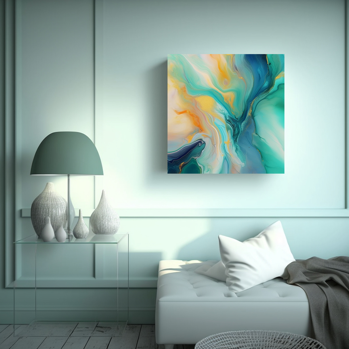PINTURA DE PARED COLORIDA ARTES POP ARTE DE PARED 50X50 CM - 2