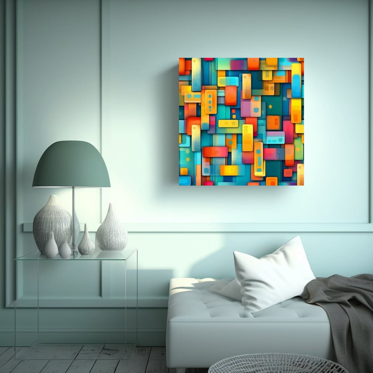 CUADROS DE PARED INSPIRADORES CON MOTIVOS 20X20 CM - 2