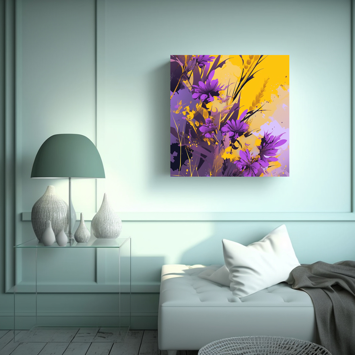CUADRO DE TELA FOTOGRÁFICA SIMÉTRICO EN 30X30 CM - 2