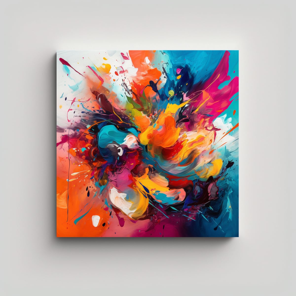 CUADRO INSPIRACIÓN REFINADO: REPRESENTACIÓN 70X70 CM - 1