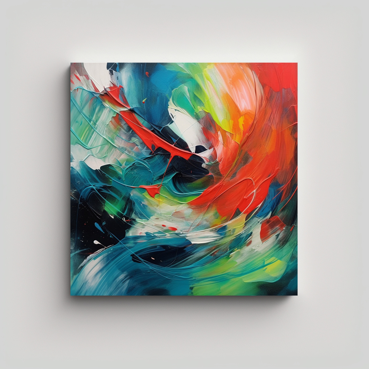 ARTE DE PARED COMPOSICIÓN BASTIDOR DE MADERA 30X30 CM - 1