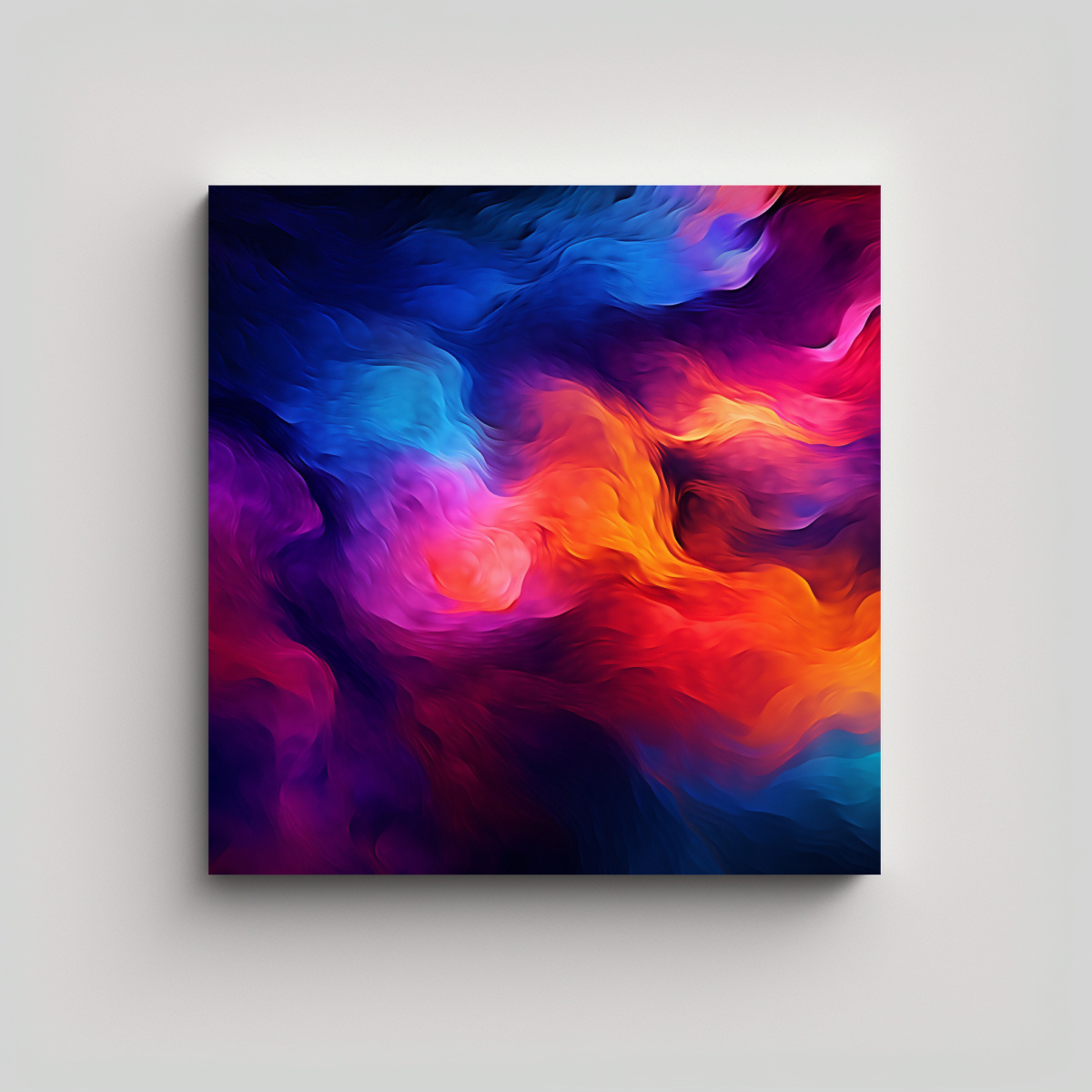 LIENZO ALTA CALIDAD ELEGANTE DISEÑO MORADO 90X90 CM - 1