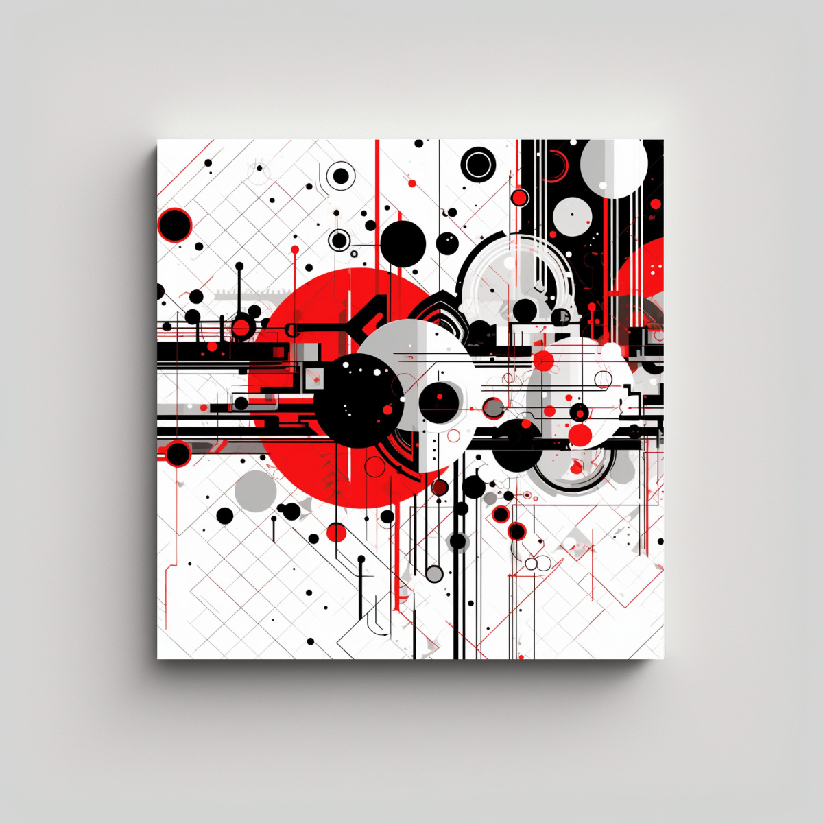 PINTURAS DECORATIVAS MINIMALISTAS CON TECNOLOGÍA 100X100 CM - 1