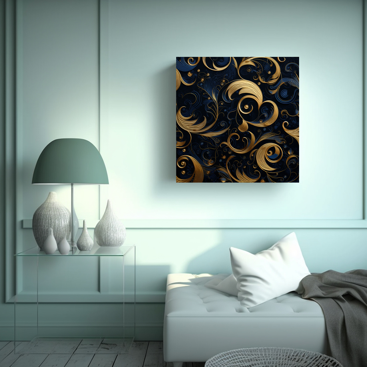 PINTURAS DECORATIVAS DE ARTE CREATIVA IMPACTANTE 60X60 CM - 2