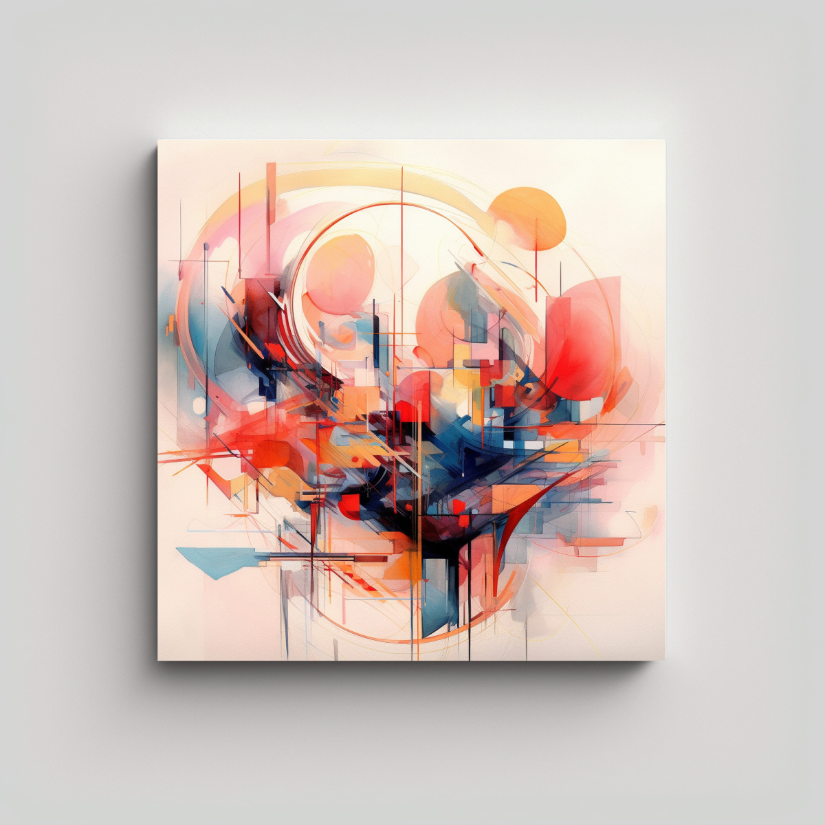CUADRO MURAL CUADRO ARQUITECTÓNICA CON 20X20 CM - 1
