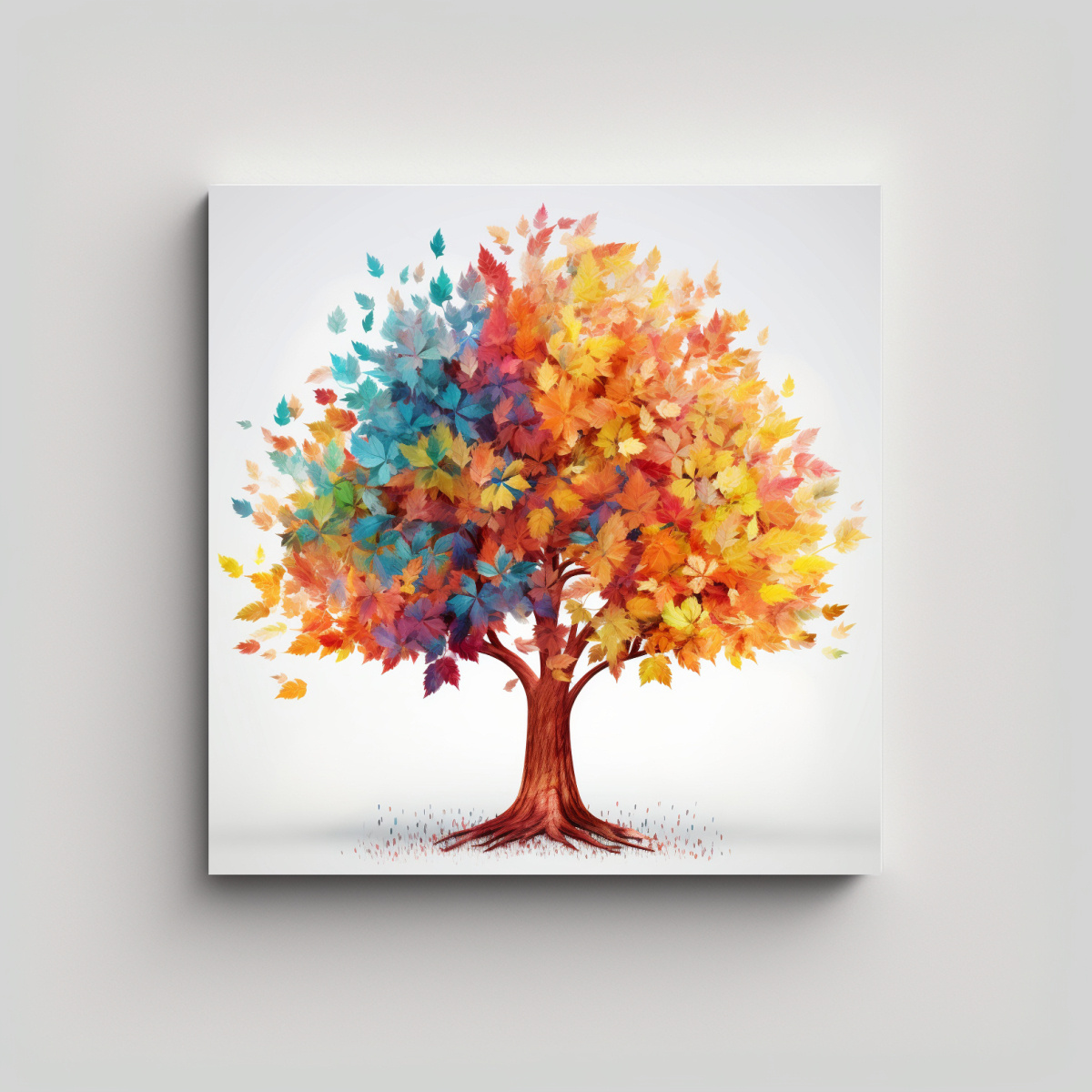 CUADRO MODERNO MINIMALISTA DE CRECIMIENTO 40X40 CM - 1