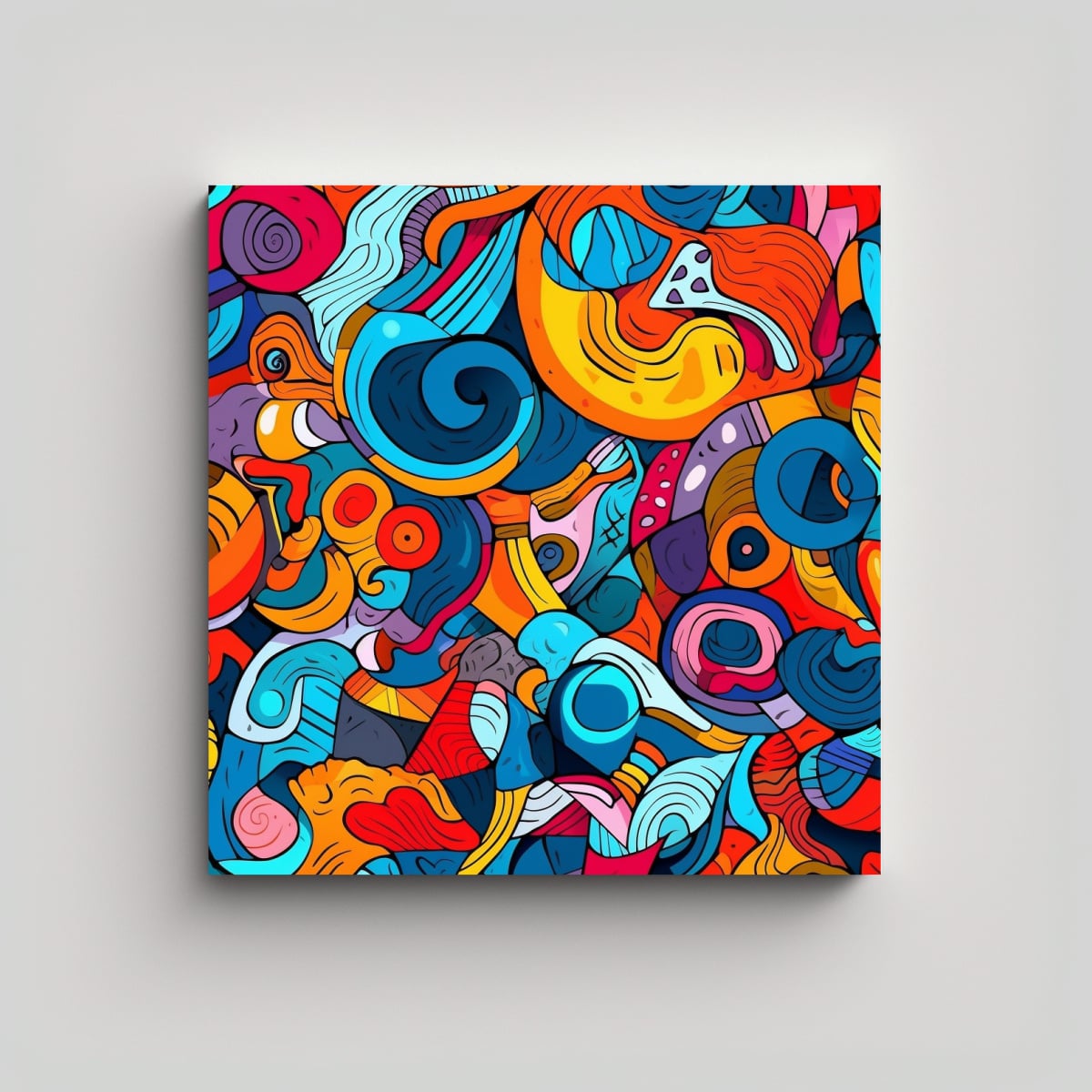 PINTURAS DE PARED INSPIRADORAS CON PATRONES 70X70 CM - 1