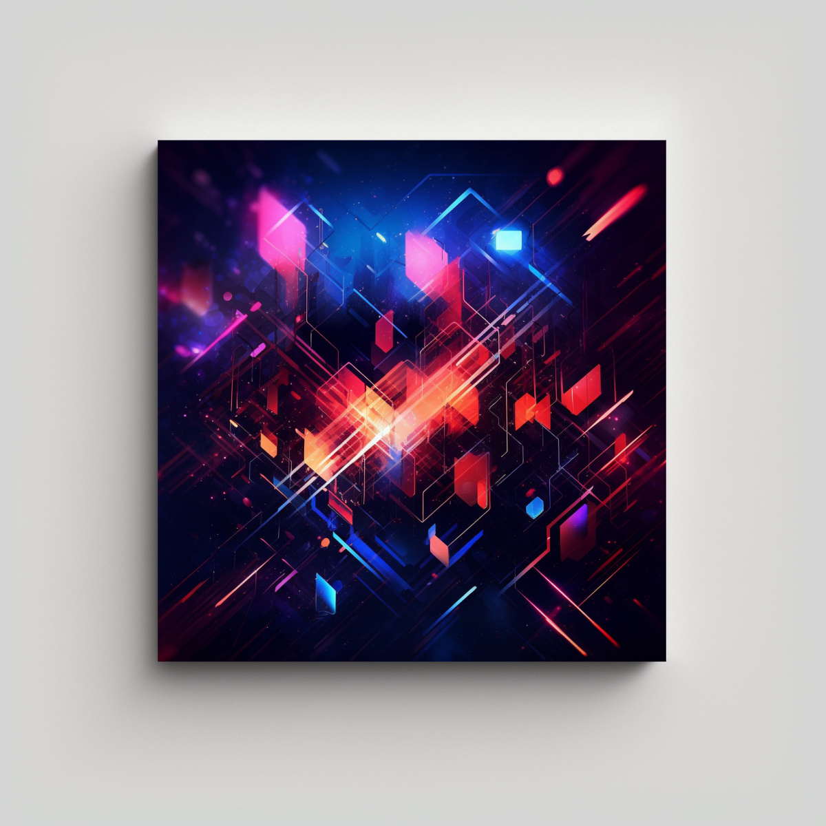 FONDO ABSTRACTO ADORABLE PARA EVENTO DE TECH HOUSE 60X60 CM - 1