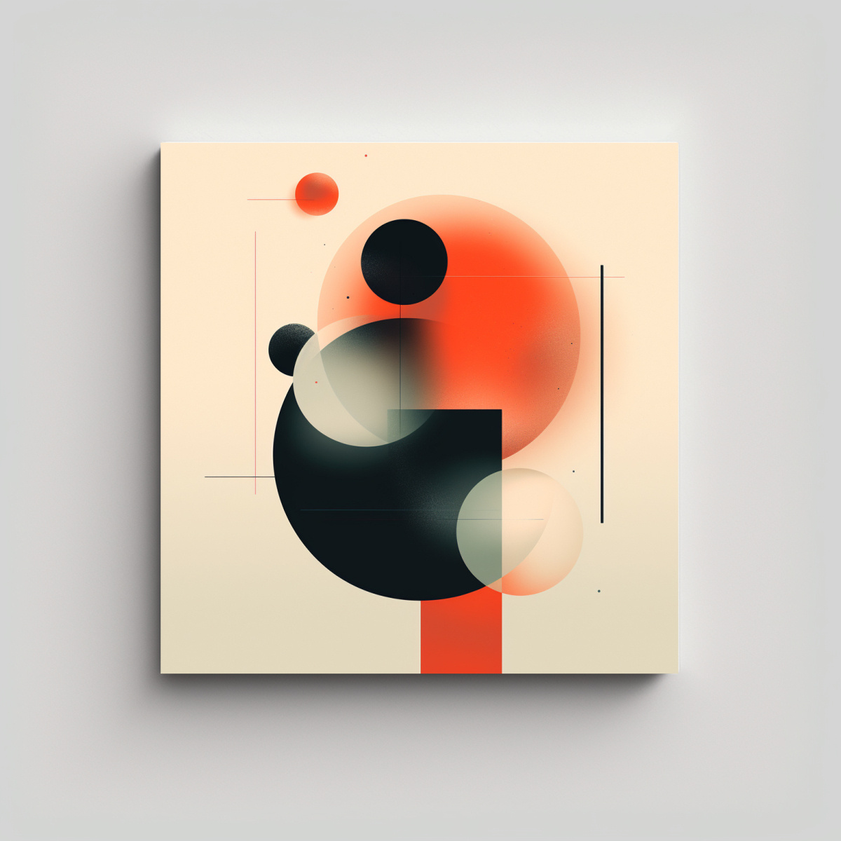PINTURAS DE DECORACIÓN DEKIMPE: ABSTRACCIÓN Y 40X40 CM - 1