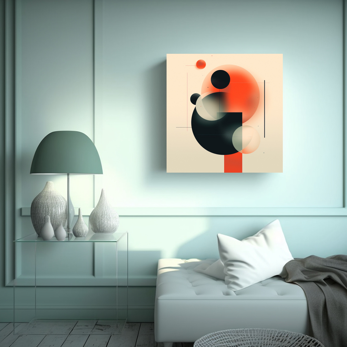 PINTURAS DE DECORACIÓN DEKIMPE: ABSTRACCIÓN Y 40X40 CM - 2