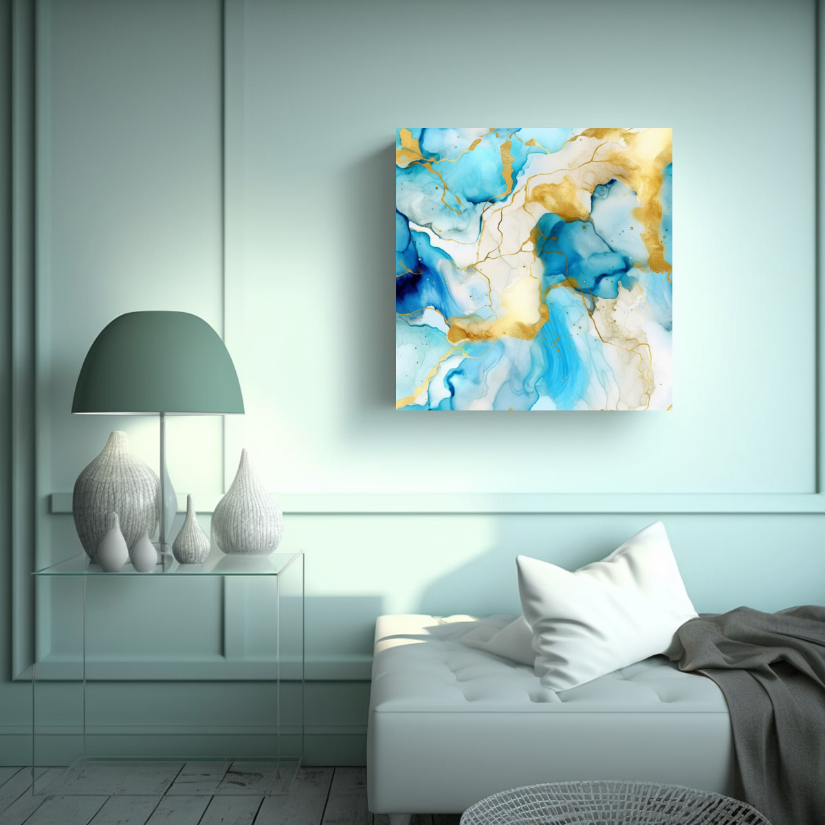PINTURAS DECORATIVAS CANVA LÍNEAS FINAS 50X50 CM - 2