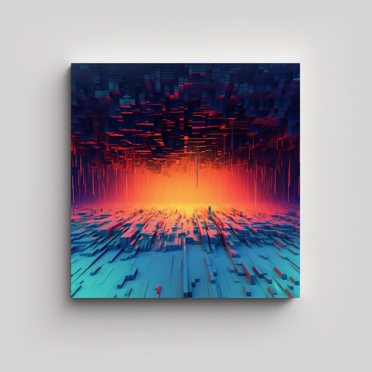 FONDO GLITCH ESTILO URBANO PARA DECORACIÓN DE 50X50 CM - 1