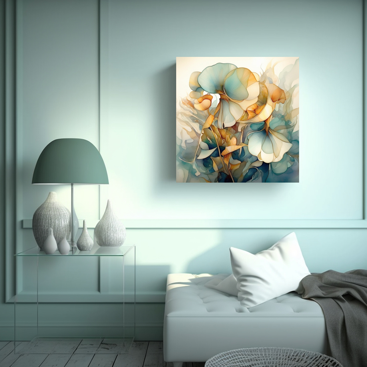 PINTURA ARTE EXPRESIÓN: PINTURA AL AGUA CON GRAN 40X40 CM - 2